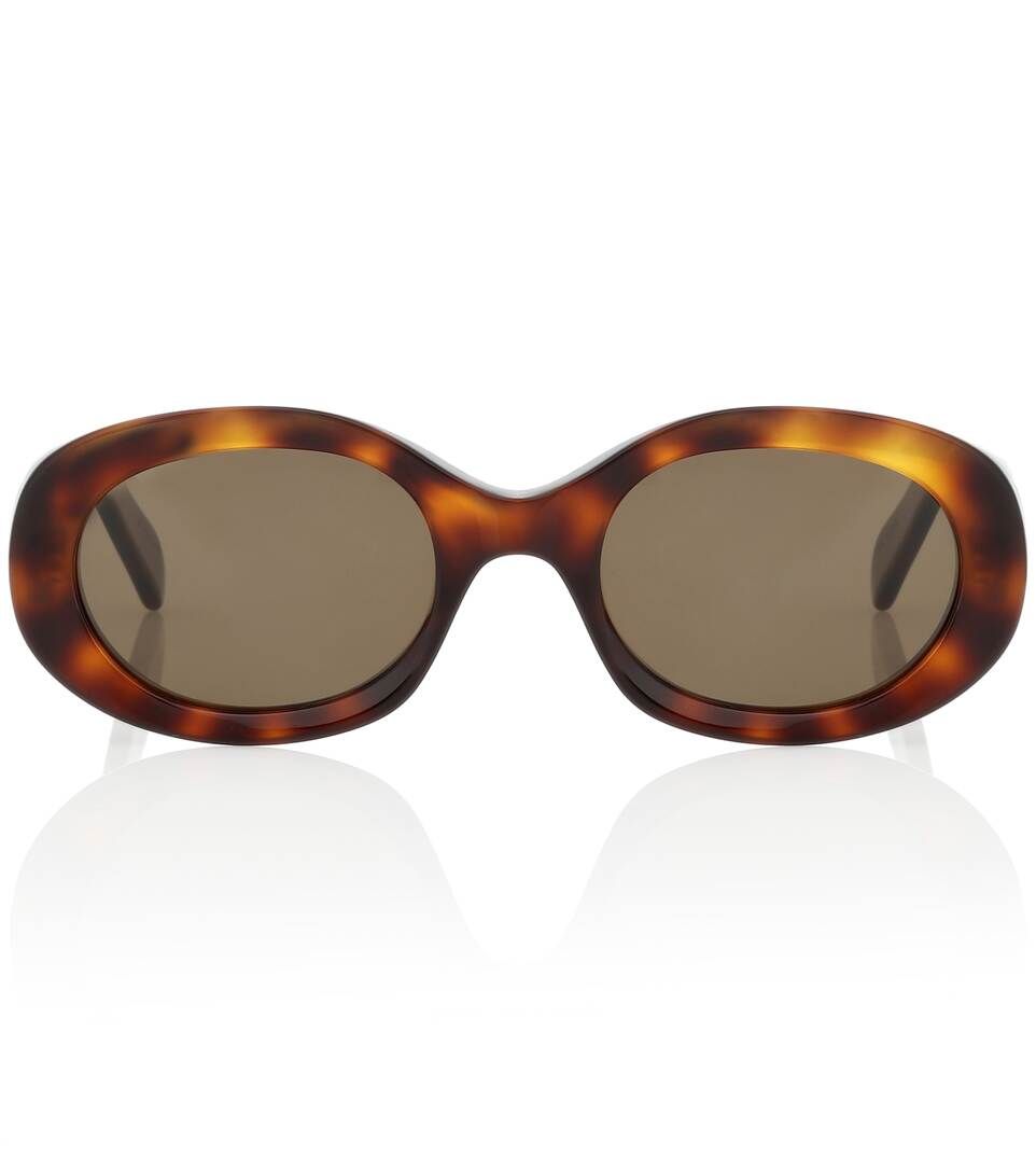Oval acetate sunglasses | Mytheresa (UK)