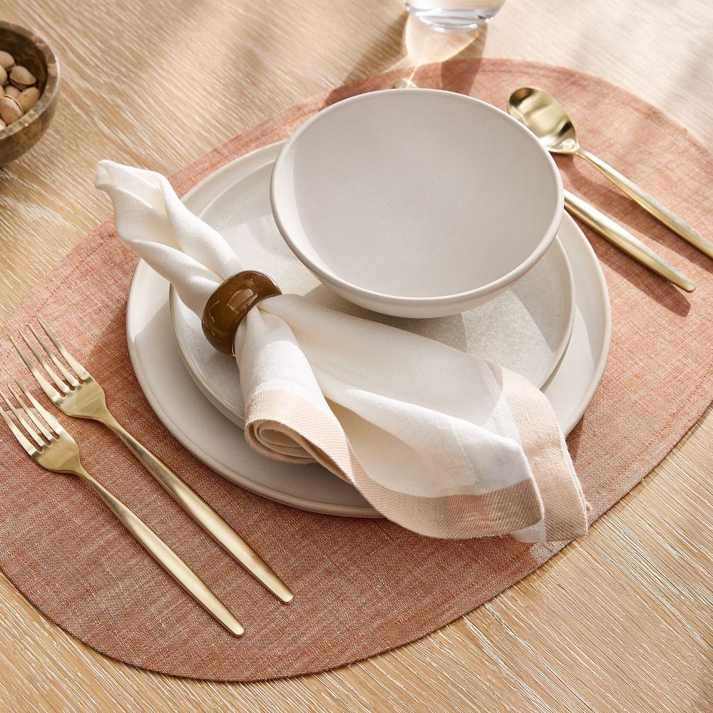 European Linen Oval Placemats | West Elm (US)