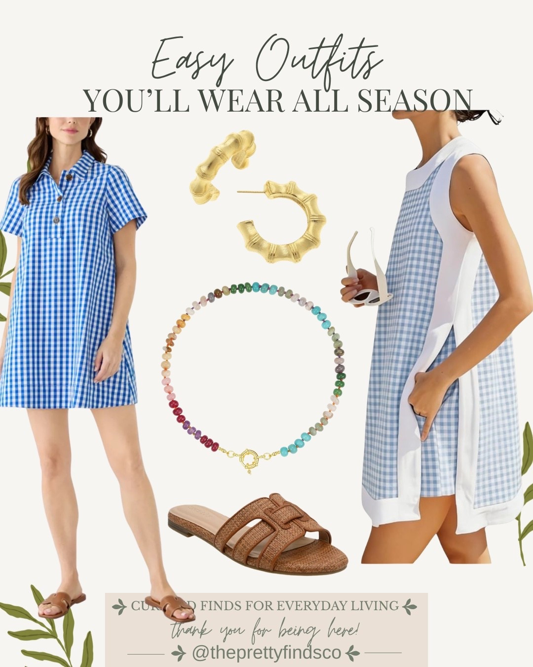 Easy outfits you’ll wear on repeat all season 🤍

Simple dresses, neutral sandals, and everyday accessories that make getting dressed effortless.

These are the pieces you throw on and instantly feel put together.

✨ lightweight + breathable
✨ mom-friendly + comfortable
✨ timeless, classic style

#LTKstyle #SummerStyle #EasyOutfits #MomStyle #ClassicStyle #EverydayOutfits #LTKunder100

#LTKTravel #LTKSeasonal #LTKootd