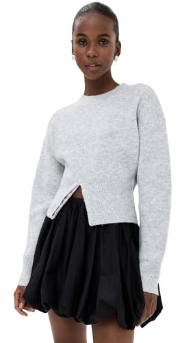 Lioness Women's Dion Knit Sweatshirt, Grey, XXXL | Amazon (US)