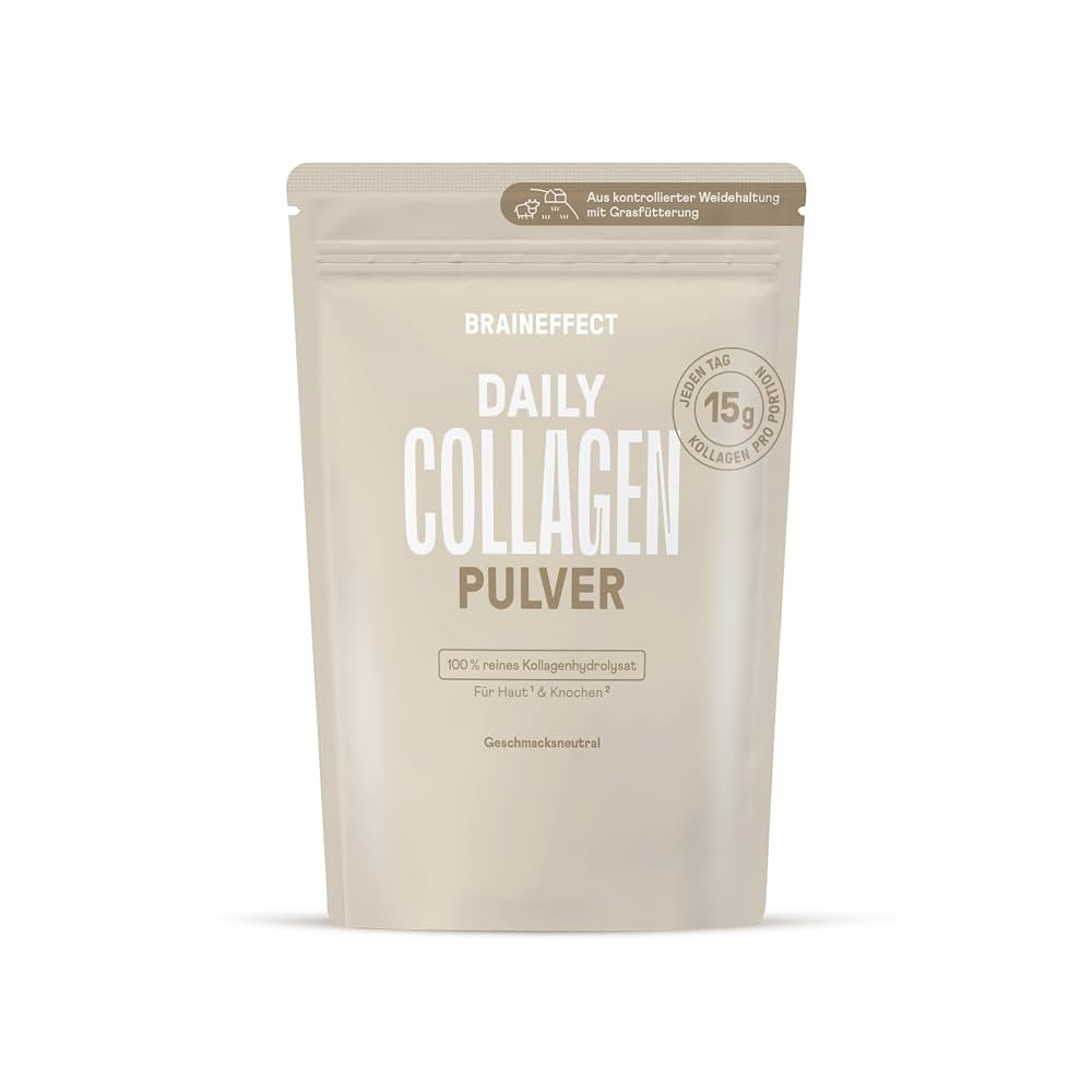 BRAINEFFECT COLLAGEN - Pulver für Speisen & Getränke | Peptid Typ 1 und 3 | Natürlicher Geschm... | Amazon (DE)