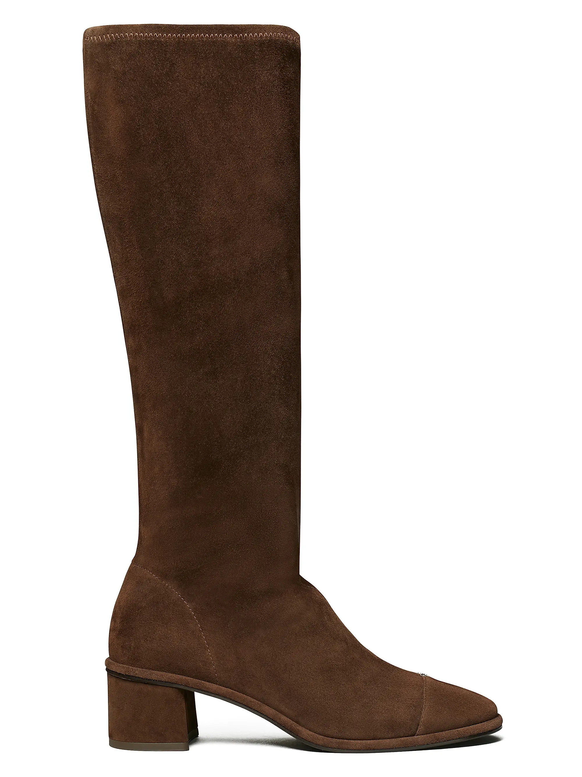 Tory Burch 55MM Suede Knee-High Boots | Saks Fifth Avenue | Saks Fifth Avenue