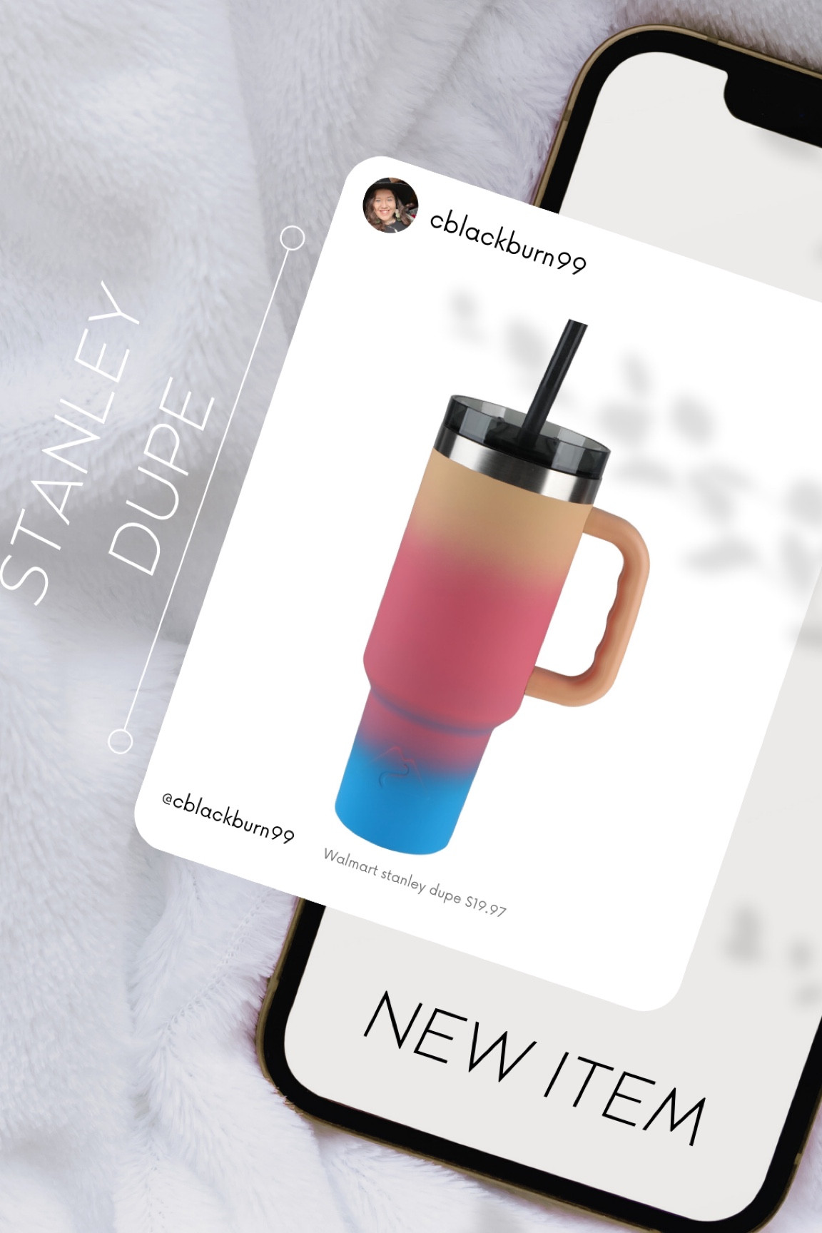 STANLEY DUPE ‼️‼️ 

I don’t know about y’all but I REFUSE to pay a crazy price for a water cup. Check out these new Ozark Trail cups from Walmart for only $19.97 😮🫨 #StanleyDupe #Walmart #StanleyKnockOff 🩵

#LTKunder50 #LTKfamily #LTKFind