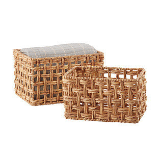 The Container Store® Large Pacific Bin Natural | The Container Store