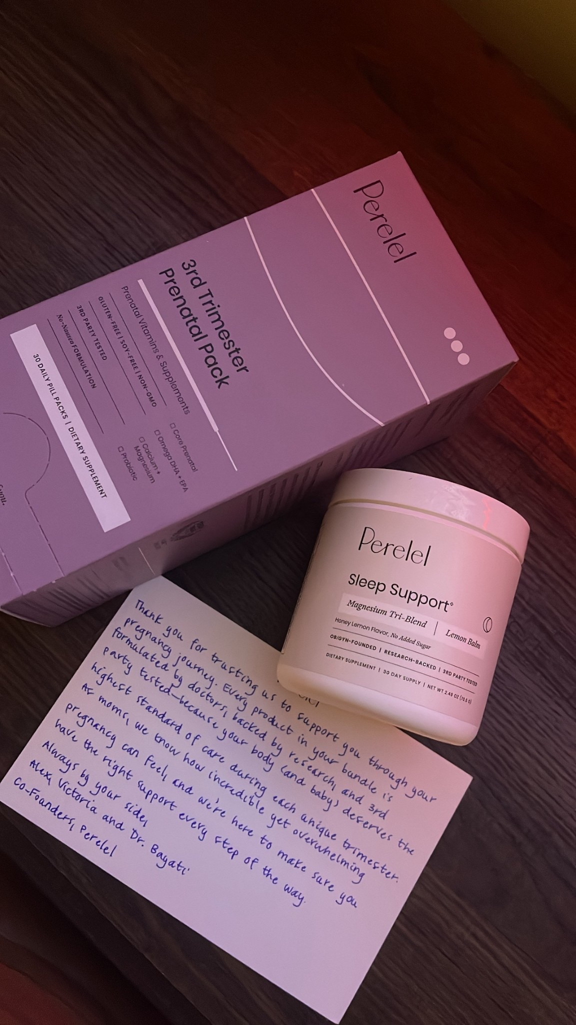 Third trimester essentials! Prenatal support is so important for mama&baby @Perelel Health 

#LTKselfcare #LTKBump #LTKmomlife