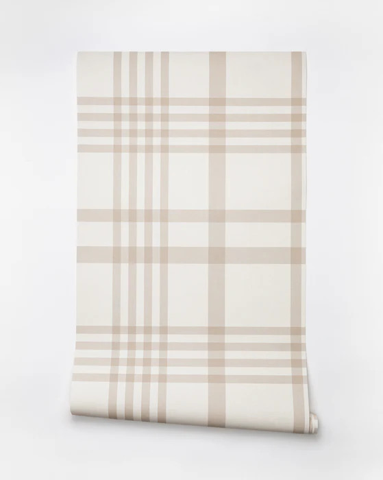 Rigby Plaid Print Wallpaper | McGee & Co.