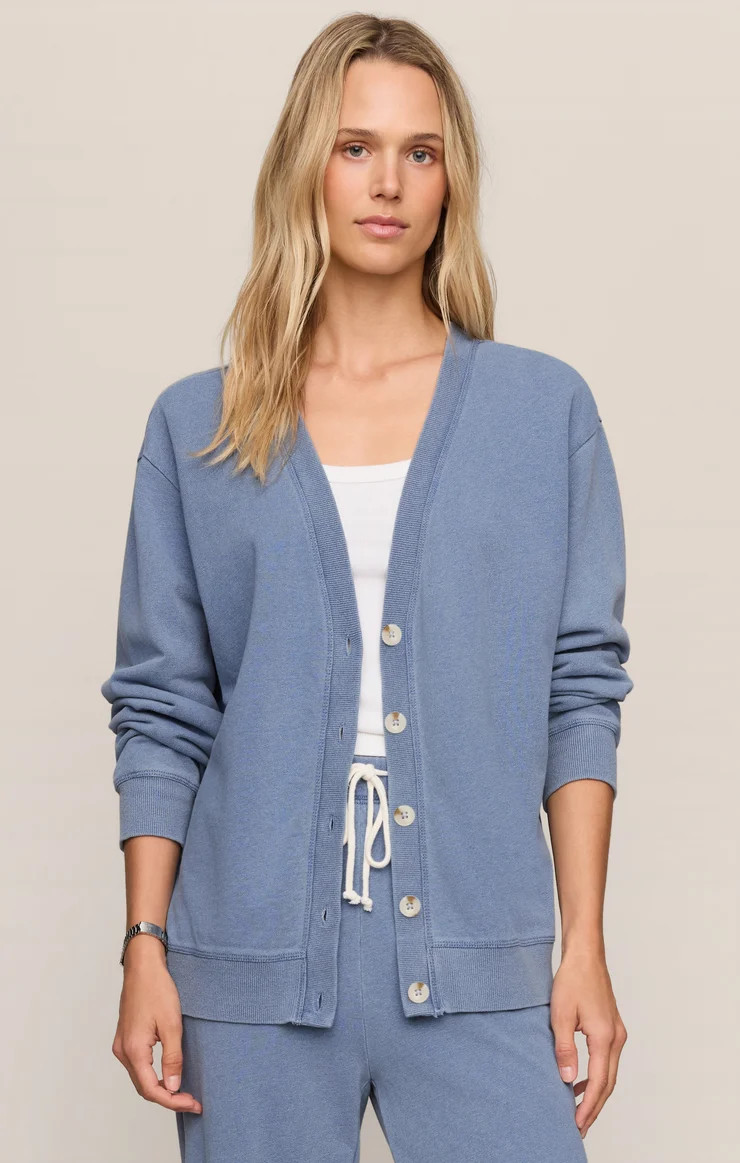 Dazed End Knit Denim Cardigan | Z Supply