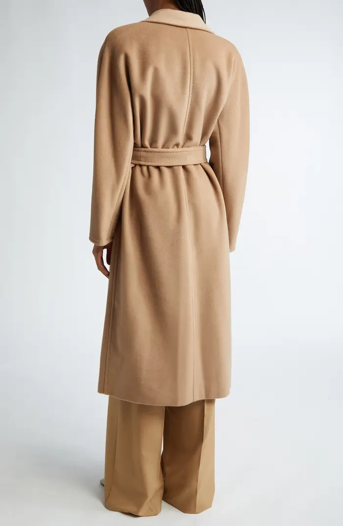 Madame Double Breasted Wool & Cashmere Belted Coat | Nordstrom