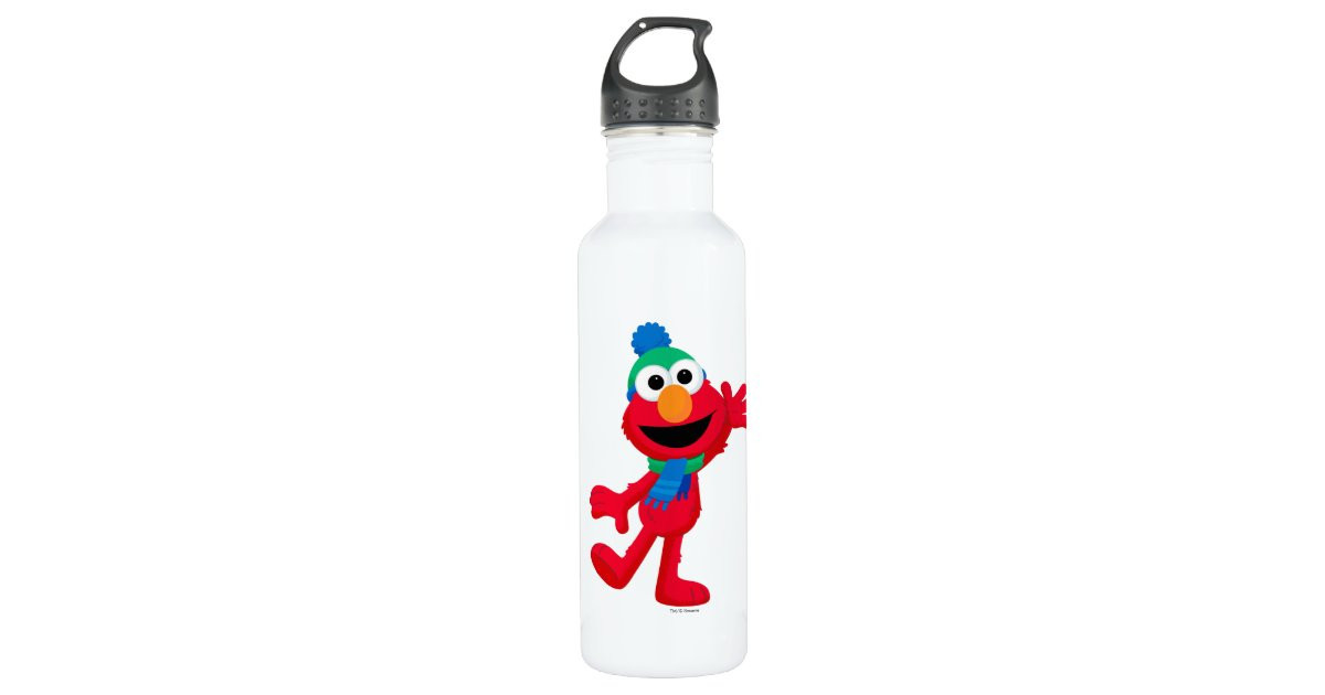 Merry Christmas from Elmo Stainless Steel Water Bottle | Zazzle