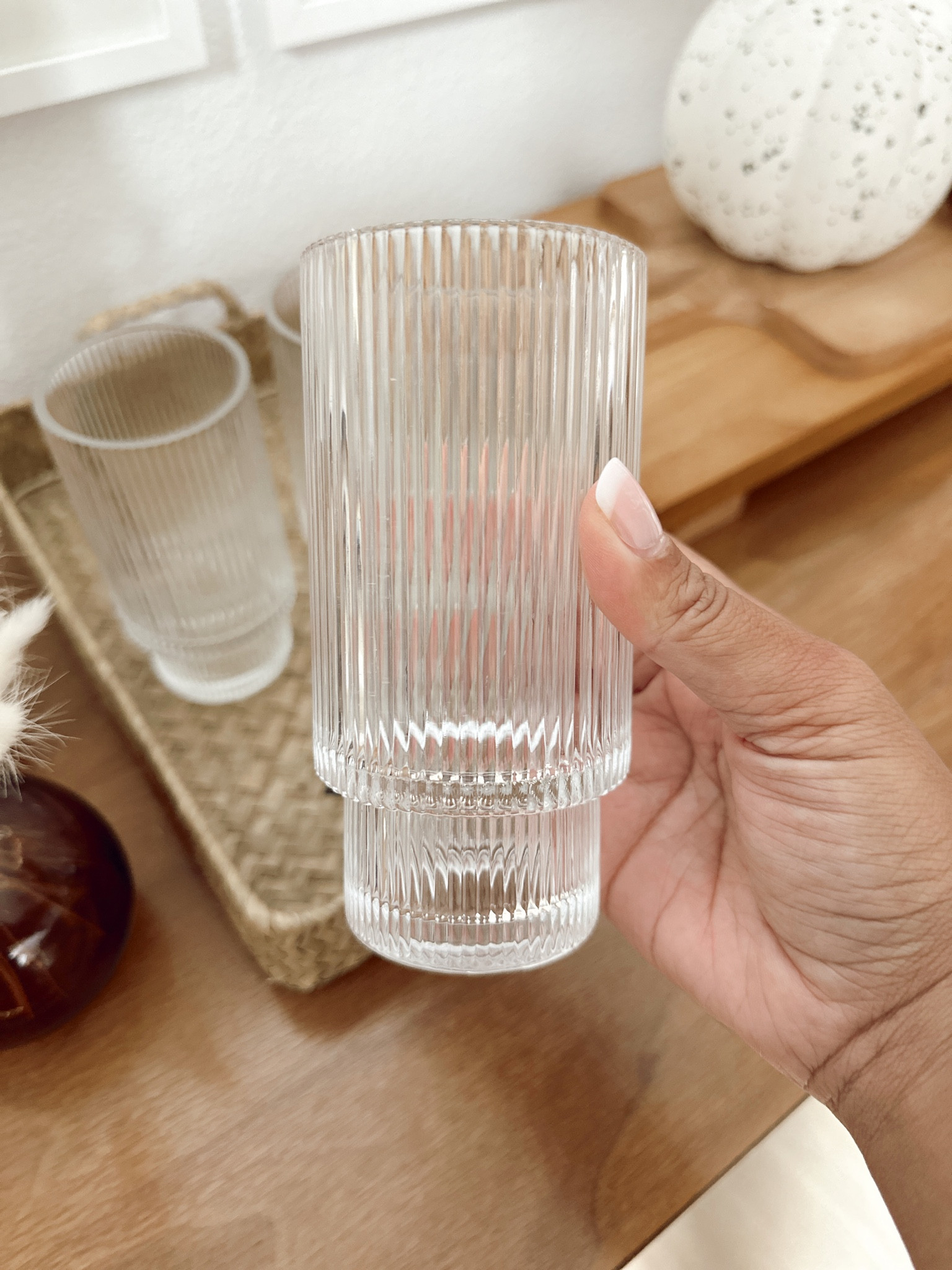 Amazon find: Ribbed glassware,  Amazon home - Amazon finds

#LTKsalealert #LTKfindsunder50 #LTKhome