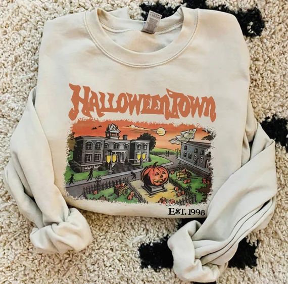 HalloweenTown 1998 Sweatshirt, Halloween Disney Sweatshirt, Halloween Party Sweatshirt, Halloween... | Etsy (US)