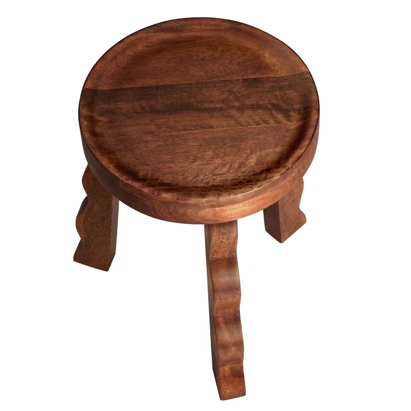 Modway Sorrel Carved Wood Stool | Wayfair | Wayfair North America