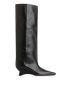 Wide-Shafted Leather Boots | ARKET
