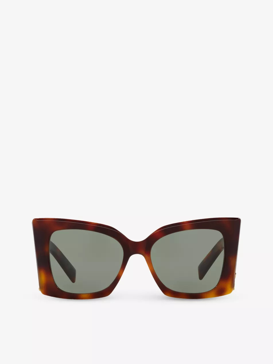 M119 Blaze rectangle-frame acetate sunglasses | Selfridges