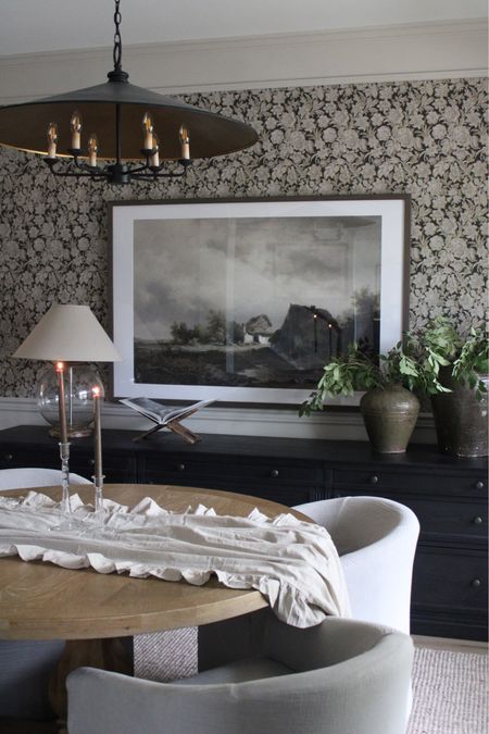 New art from Collection prints, wallpaper, dining room ideas, cozy dining room, large wall ideas 

#LTKstyletip #LTKhome