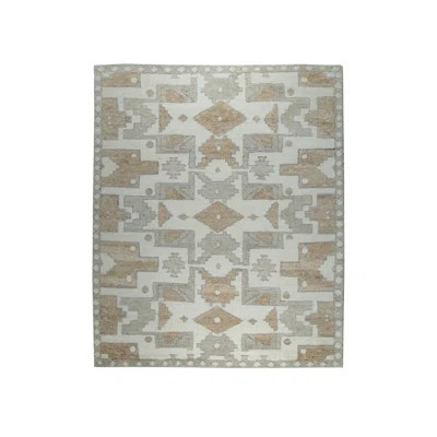 Inviting Oushak Ivory Hand Knotted Wool Rug | Wayfair North America