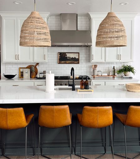 Home favorites. I’ve had these stools 7 years, they’ve held up incredibly well!