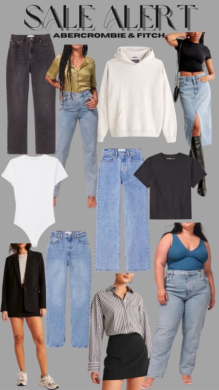 SALE ALERT !!! Sooo many great basics from Abercrombie & Fitch are on sale for 20% off right now. here’s some of my favs 🫶🏼 

jeans, plus size denim, basic tees, blazer outfit, plus size, sale, abercrombie & fitch, capsule wardrobe 

#LTKcurves #LTKstyletip #LTKxNSale