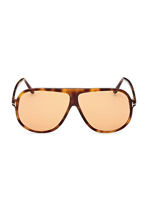 TOM FORD 59MM Aviator Sunglasses | Saks Fifth Avenue | Saks Fifth Avenue