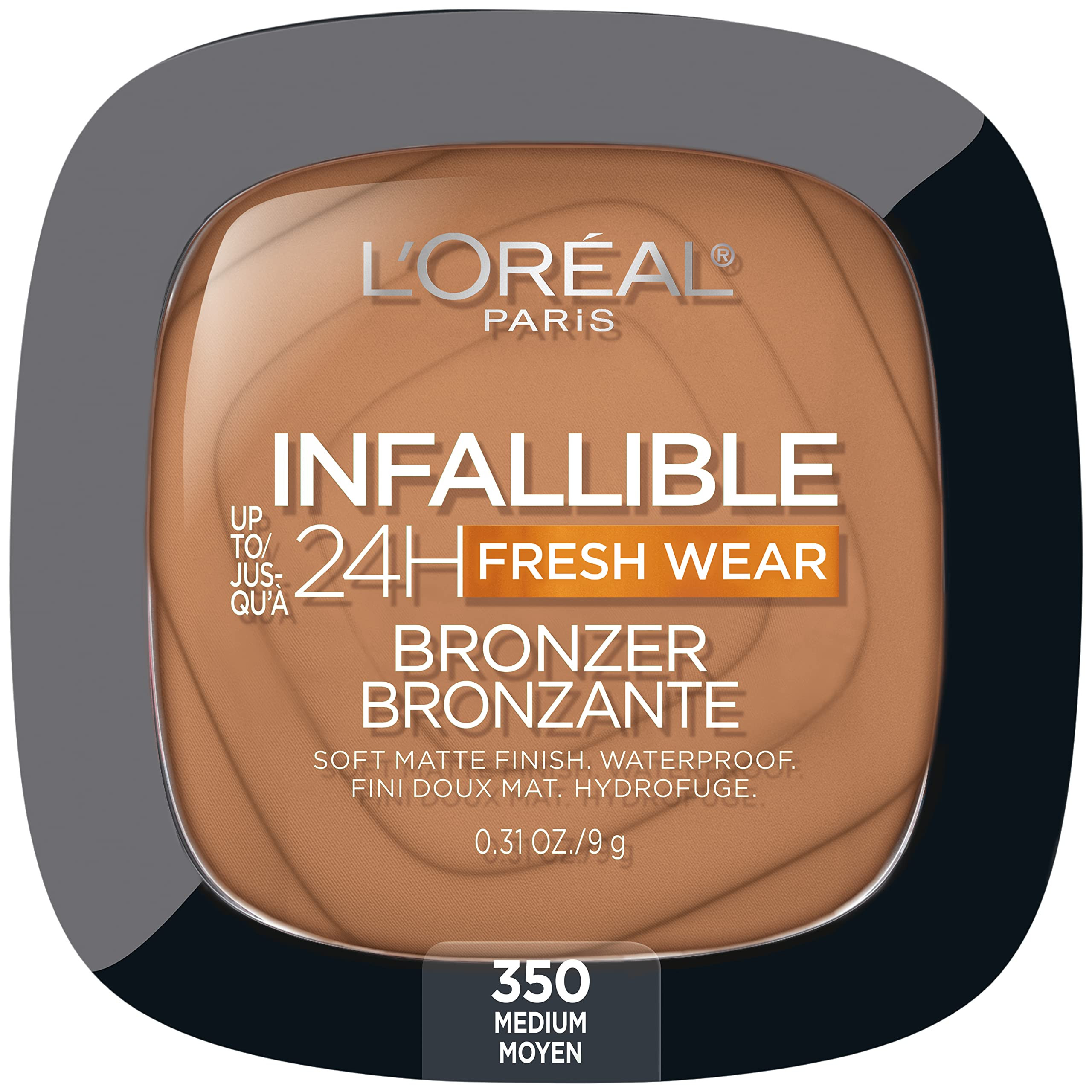 L'Oreal Paris Infallible Up to 24H Fresh Wear Soft Matte Longwear Bronzer. Waterproof, heatproof,... | Amazon (US)
