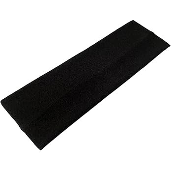3Pcs 10cm Wide Headbands for Women Non Slip Plain Cotton Headband Black Color | Amazon (UK)