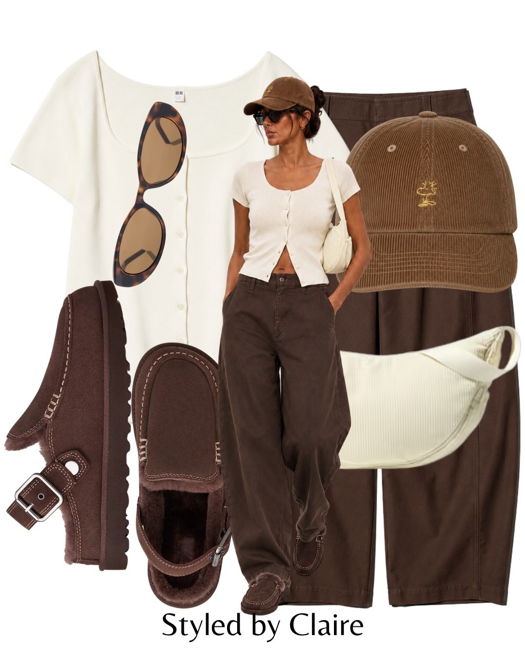 AUTUMN KNITWEAR W/UNIQLO🤎
AD #uniqlolifewear
Tags: knit square line sleeveless cream button up barrel leg trousers Ugg Evelina mules crossbody bag cap corduroy fashion transitional inspo outfit ideas chic women’s style work office

#LTKstyletip #LTKautumn #LTKworkwear