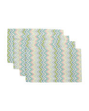 Made In Turkey Set Of 4 Sardinia Placemats | Kitchen & Dining Room | Marshalls | Marshalls