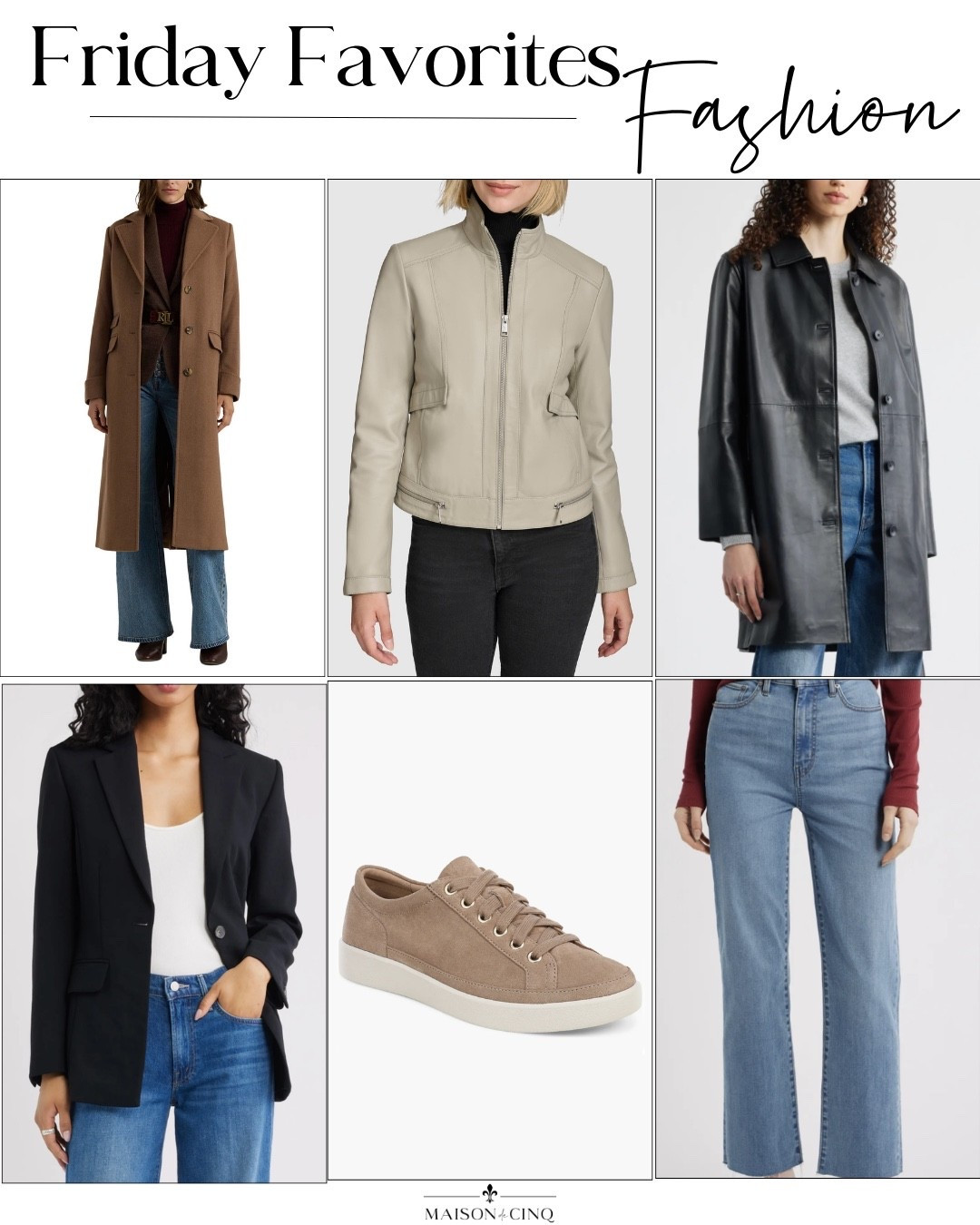 This week on Friday Favorites we’re sharing Nordstrom sale favorites like my fave straight leg jeans, the perfect neutral sneaker, leather jackets, wool coats and more!

Fall fashion, fall outfit, fall coat, booties

#LTKSaleAlert #LTKOver40 #LTKSeasonal