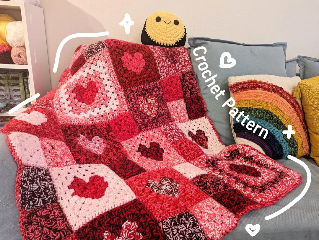 Cozy Love Blanket Crochet Pattern PDF Beginner Friendly Crochet Pattern - Etsy | Etsy (US)