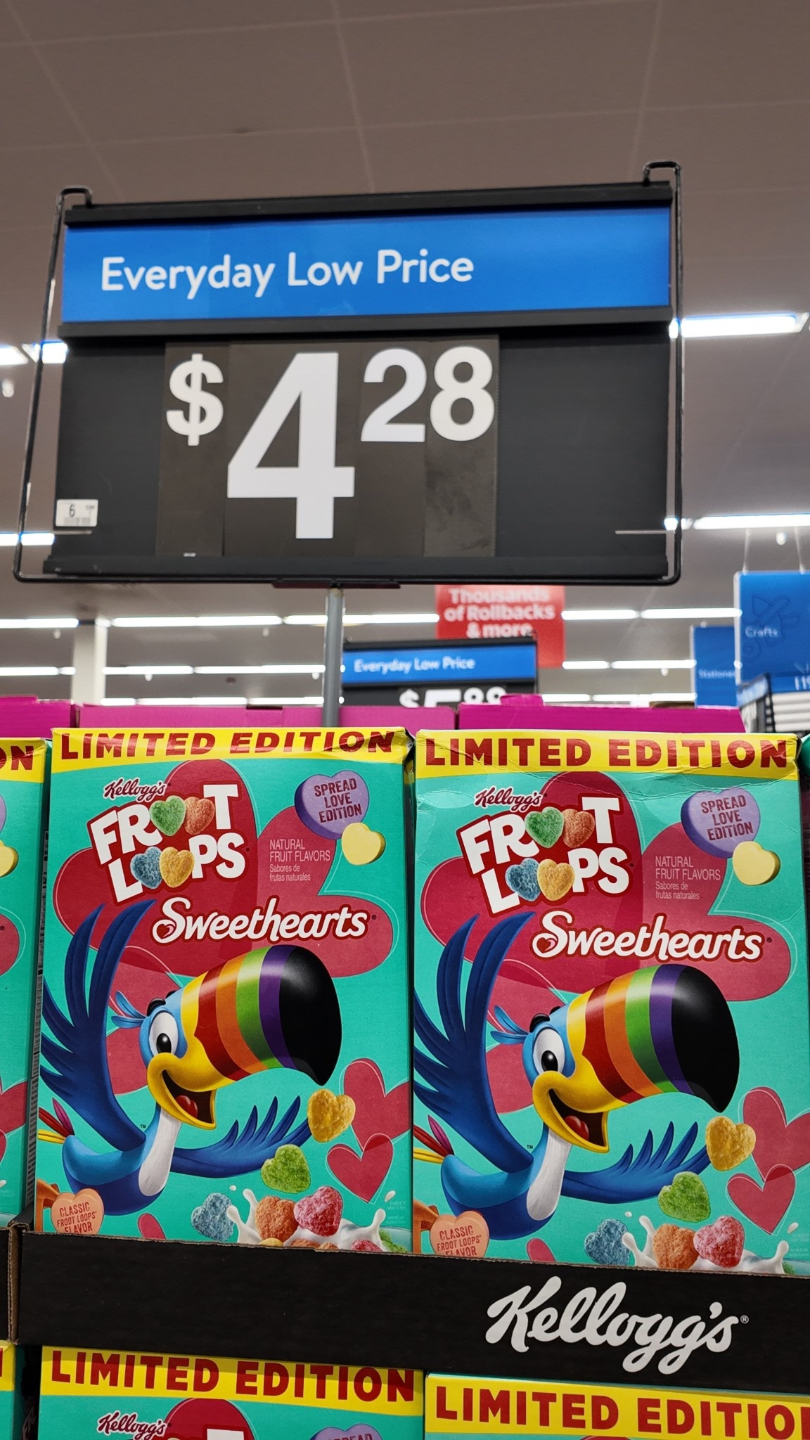 Valentine’s Day cereal at Walmart. 

#LTKFindsUnder50 #LTKfoodie #LTKSeasonal