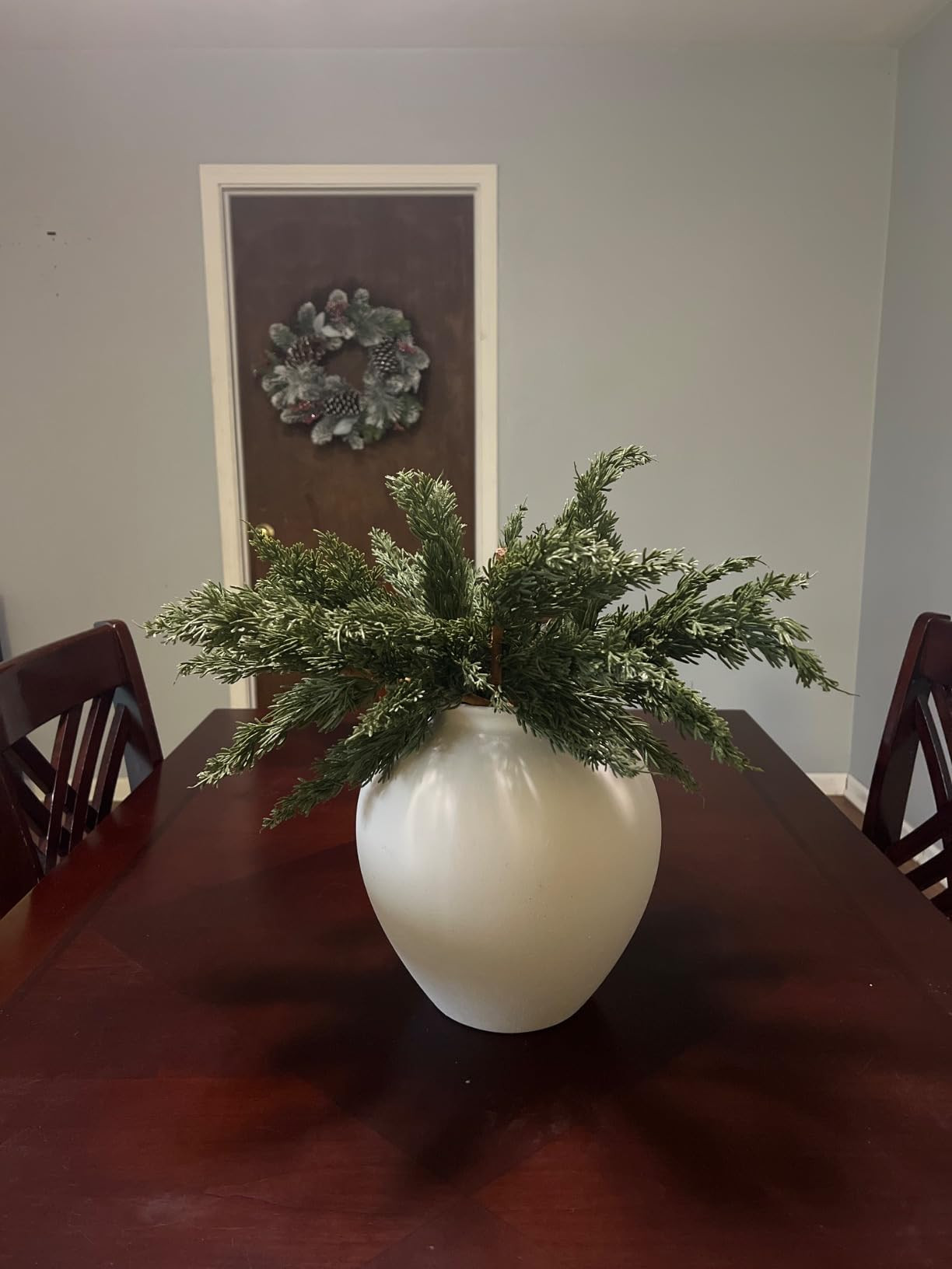 MISSPIN 12 Pcs 19.5 Inches Christmas Cedar Branches, Cedar Artificial Christmas Branches DIY Craf... | Amazon (US)