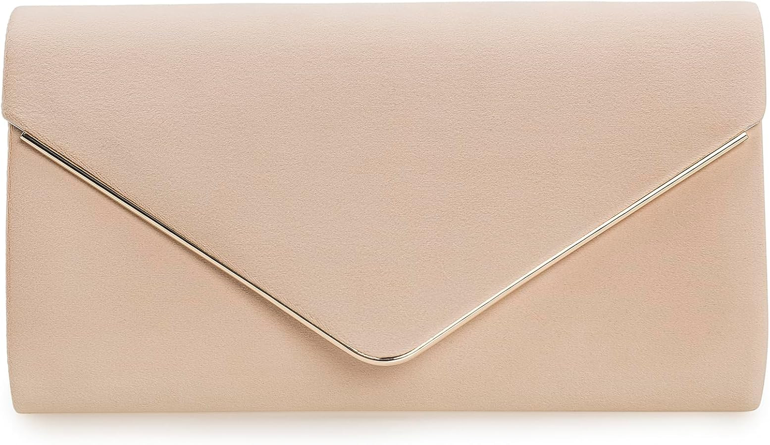 Faux Suede Evening Bag for Women New Classic Velvet Formal Clutch Purse for Prom/Wedding/Black-Ti... | Amazon (US)