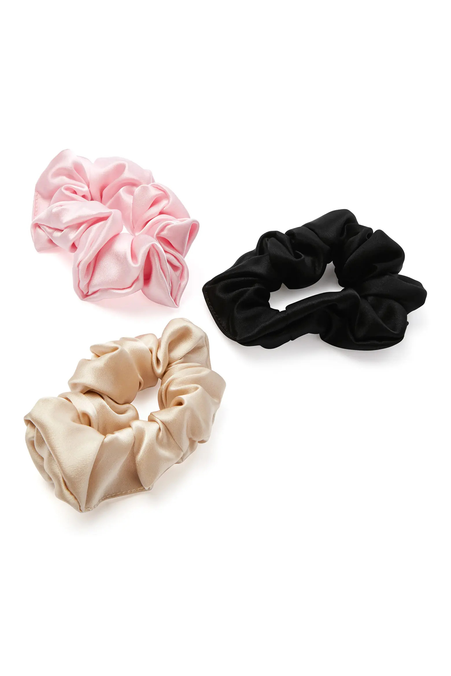 3-Pack Silk Scrunchies (Women) | Nordstrom | Nordstrom