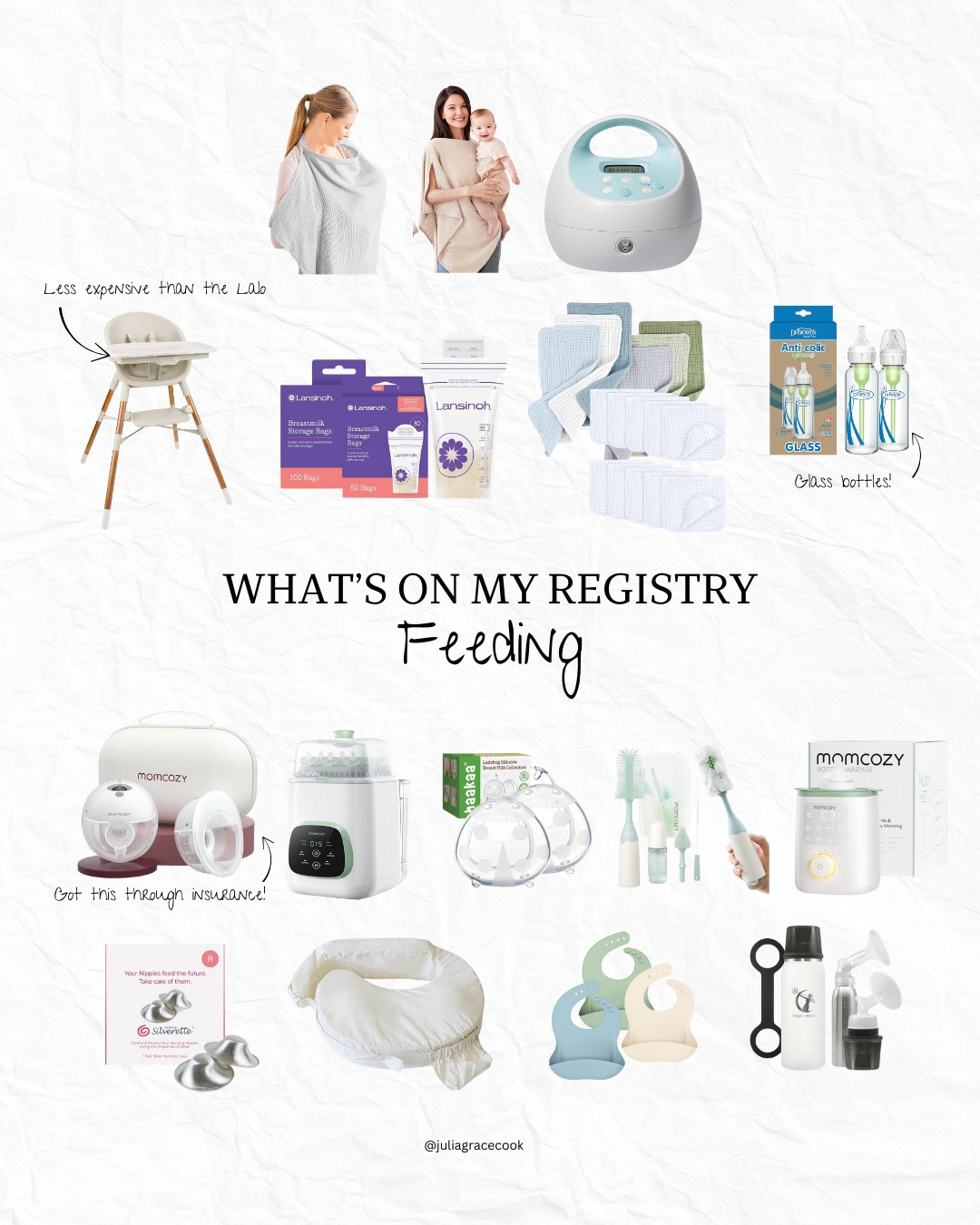 This category was one of the most overwhelming to figure out — bottles, pumps, washers, pillows, high chairs… so many options, so many opinions.
I tried to stick to the basics we’ll need early on and a few things that will grow with us once solids come into the picture. 

Everything I registered for is linked here 😊 

baby feeding essentials, baby bottles, newborn feeding must haves, breast pump, bottle sterilizer, baby high chair, baby spoons, baby bibs, nursing essentials, formula feeding supplies, bottle drying rack, baby feeding gear, baby food storage, feeding products baby registry, baby feeding must haves

#LTKBump #LTKBaby