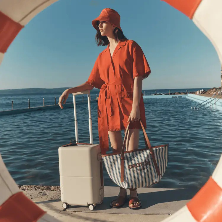 Oroton x July Ellis Canvas Tote | July (ANZ)