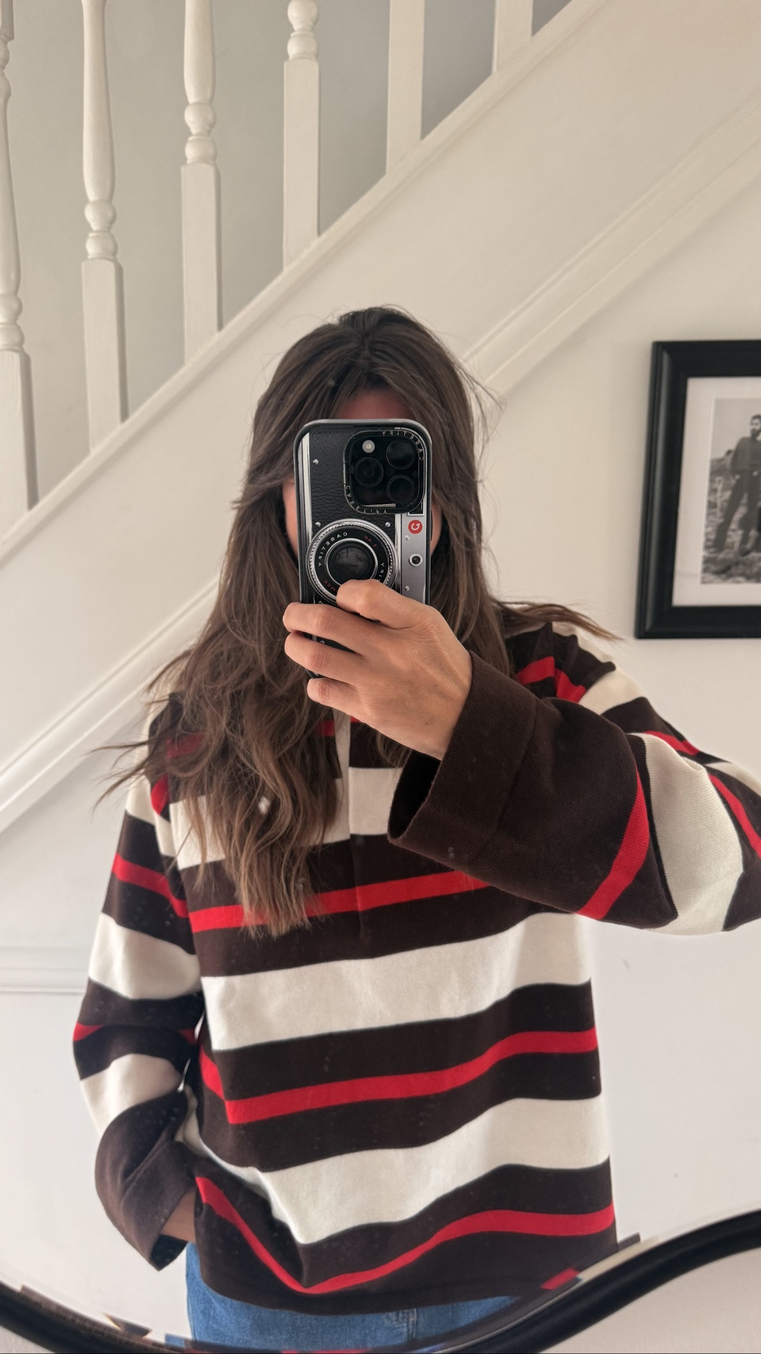 Adding in some autumn pieces. Loving this striped rugby top. Ima earring a M

#LTKuk #LTKautumn #LTKeurope