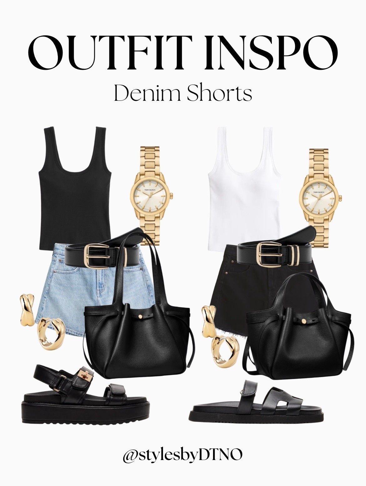 Styling denim shorts from Abercrombie & Fitch with bra free tank tops, black Steve Madden sandals, and Tory Burch tote bags (affordable alternatives are listed below)

Tags: Summer Outfit, Minimalist Fashion, What To Wear, OOTD, Look For Less, Outfit Inspo, Neutral Fashion, Elevated Casual, Ana Luisa Gold Hoop Earrings, Everyday Outfit, Pinterest Fashion, H&M,

#LTKootd #LTKSeasonal #LTKSaleAlert