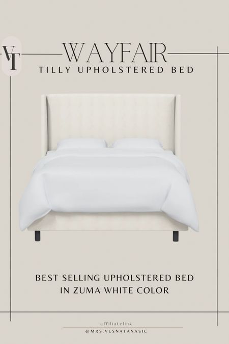 Our bedroom bed is 30% off for memorial day sale! We have king size in zuma white color! @wayfair #wayfairfinds #wayfairhome #bedroom #bed 

#LTKSaleAlert #LTKHome