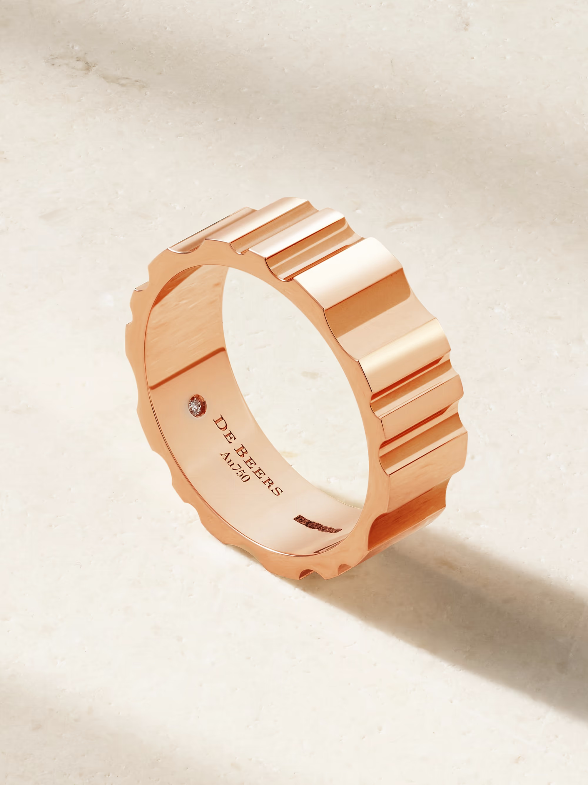 RVL 18-karat rose gold diamond ring | NET-A-PORTER (US)