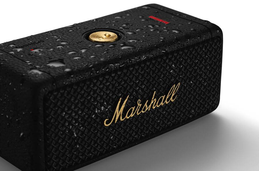 Marshall - Emberton II Portable Bluetooth Speaker with Rugged Waterproof / Dust-proof Wireless De... | Best Buy U.S.