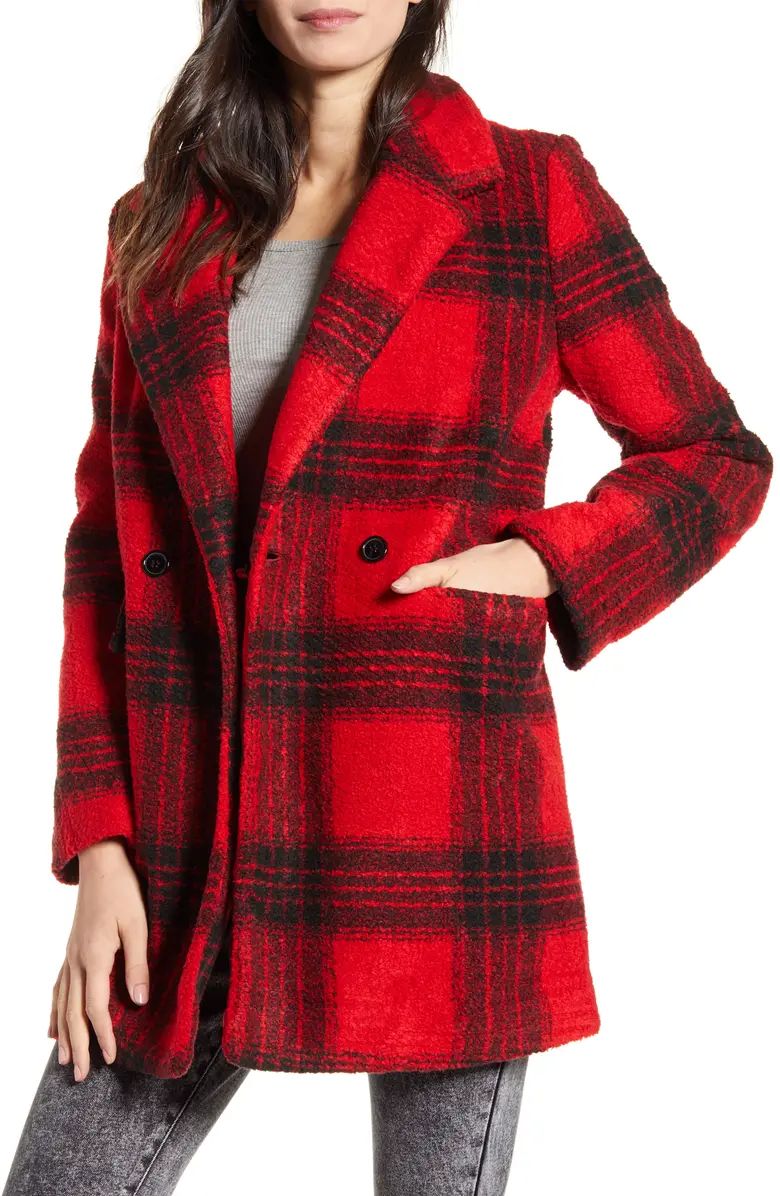 Double Breasted Plaid Coat | Nordstrom