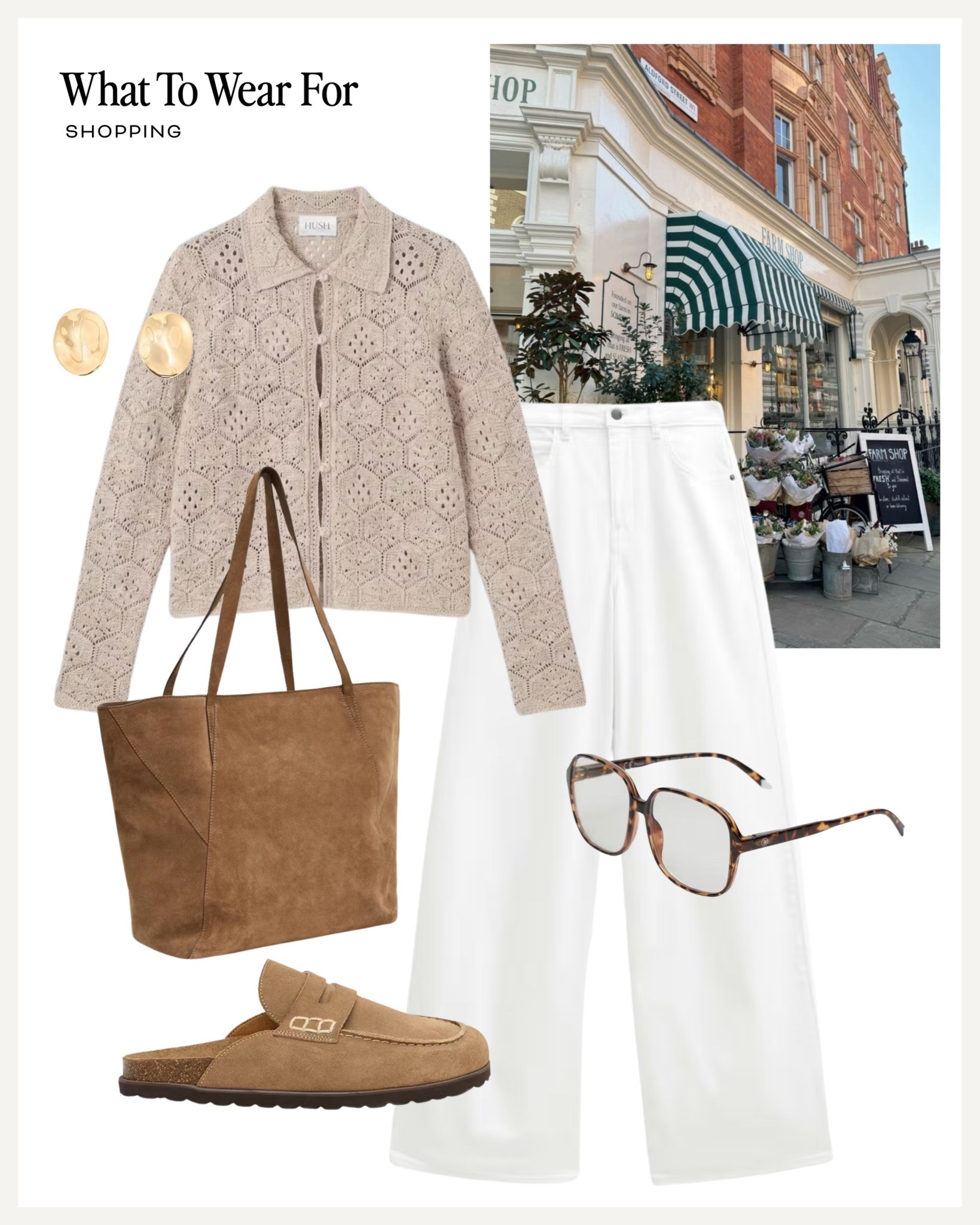 Shopping 🛍️ 

Hush new in, crochet top, suede bag, white jeans, spring outfit 

#LTKuk #LTKspring
