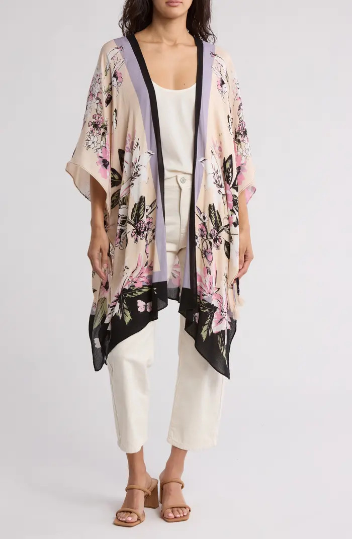 Lily Botanical Ruana | Nordstrom Rack