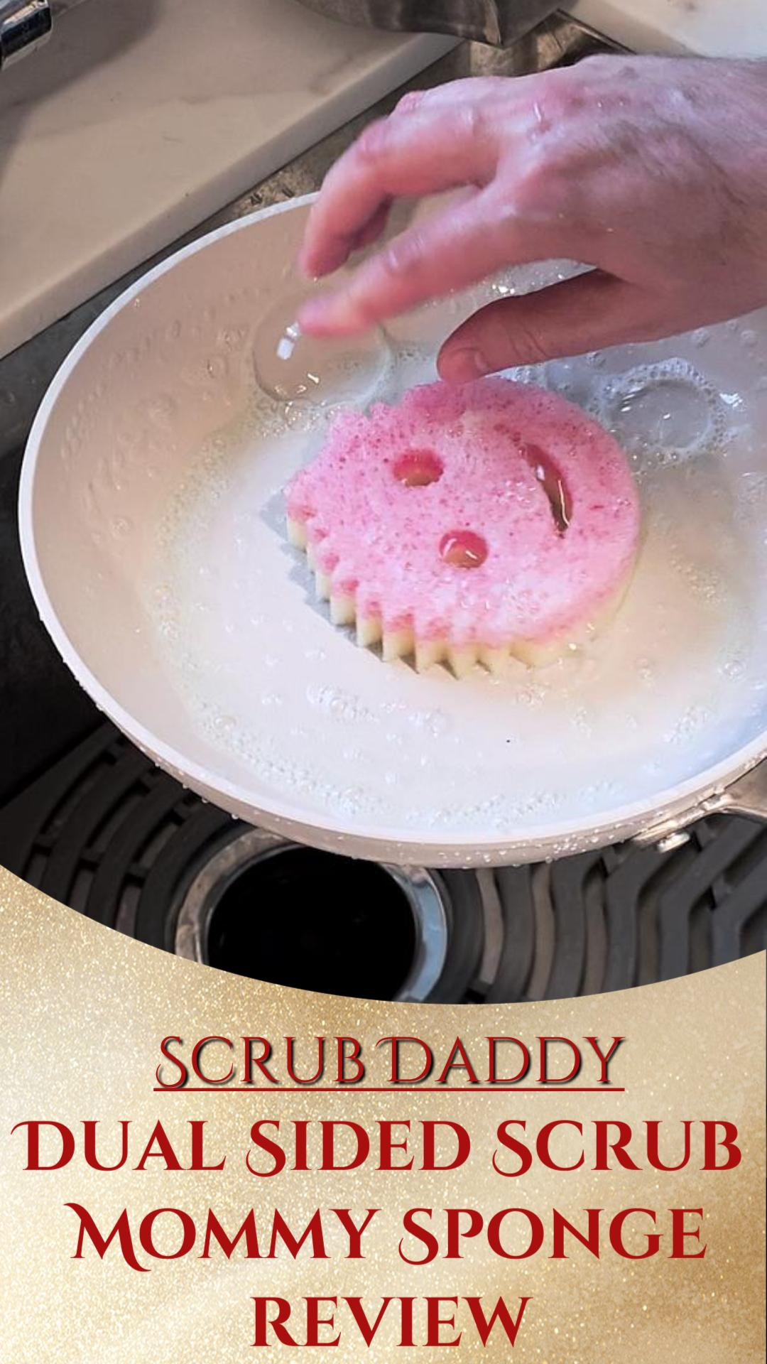 The viral kitchen cleaning essential you actually need! 🫧 The Scrub Mommy Dual-Sided Sponge combines temperature-controlled FlexTexture for tough, non-scratch scrubbing with ultra-absorbent ResoFoam that holds 6x more soap and water than standard sponges. Safe on non-stick cookware, stainless steel, glass, and countertops. Save this post to your home essentials list, and comment your favorite cleaning must-have below! 

 #LTKdayinmylife #LTKHome