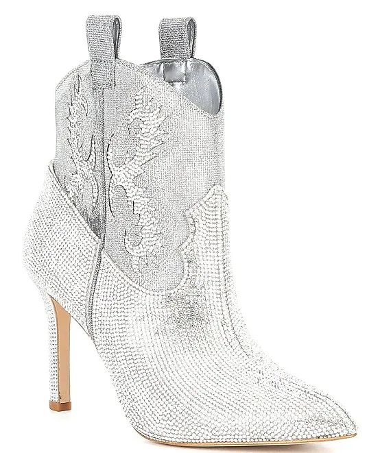 Fassero Rhinestone Western Booties | Dillard's