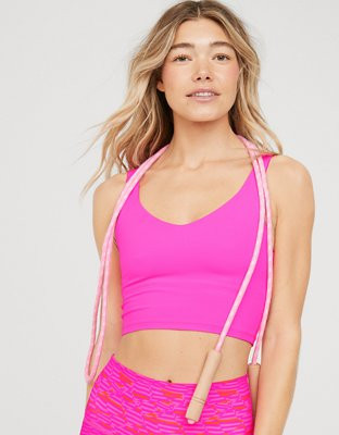 OFFLINE By Aerie Real Me Low Key Longline Sports Bra | Aerie