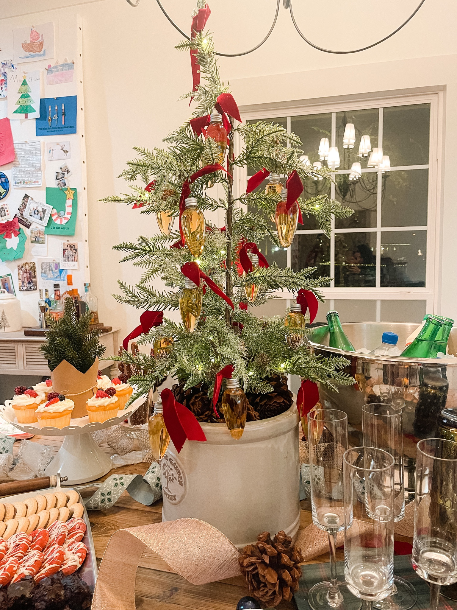 Boozy Christmas Tree! The exact lightbulb shot glasses I used are currently out of stock, but I linked some similar options!

#LTKHoliday #LTKSeasonal #LTKhome