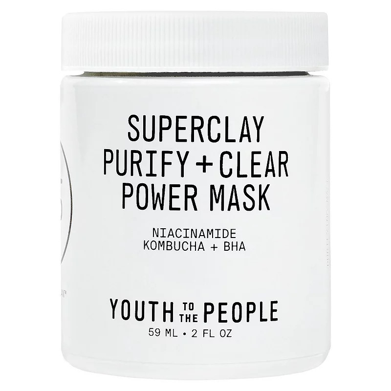 Youth To The People Superclay Purify + Clear Power Mask with Niacinamide, Size: 2 FL Oz, None | Kohl's