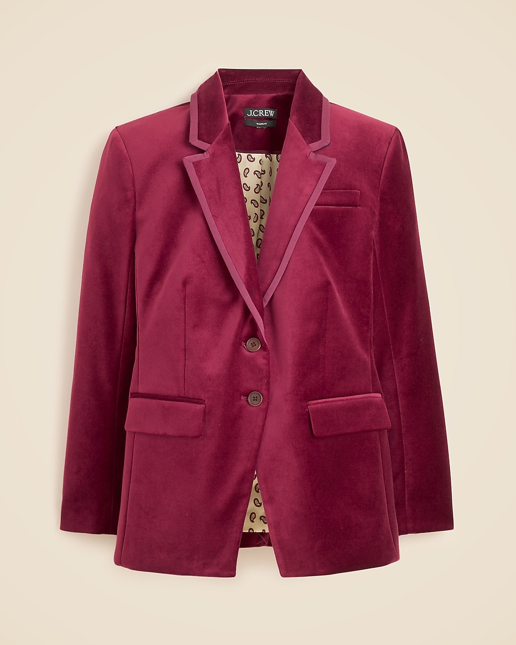 Madelyn blazer in velvet | J. Crew US