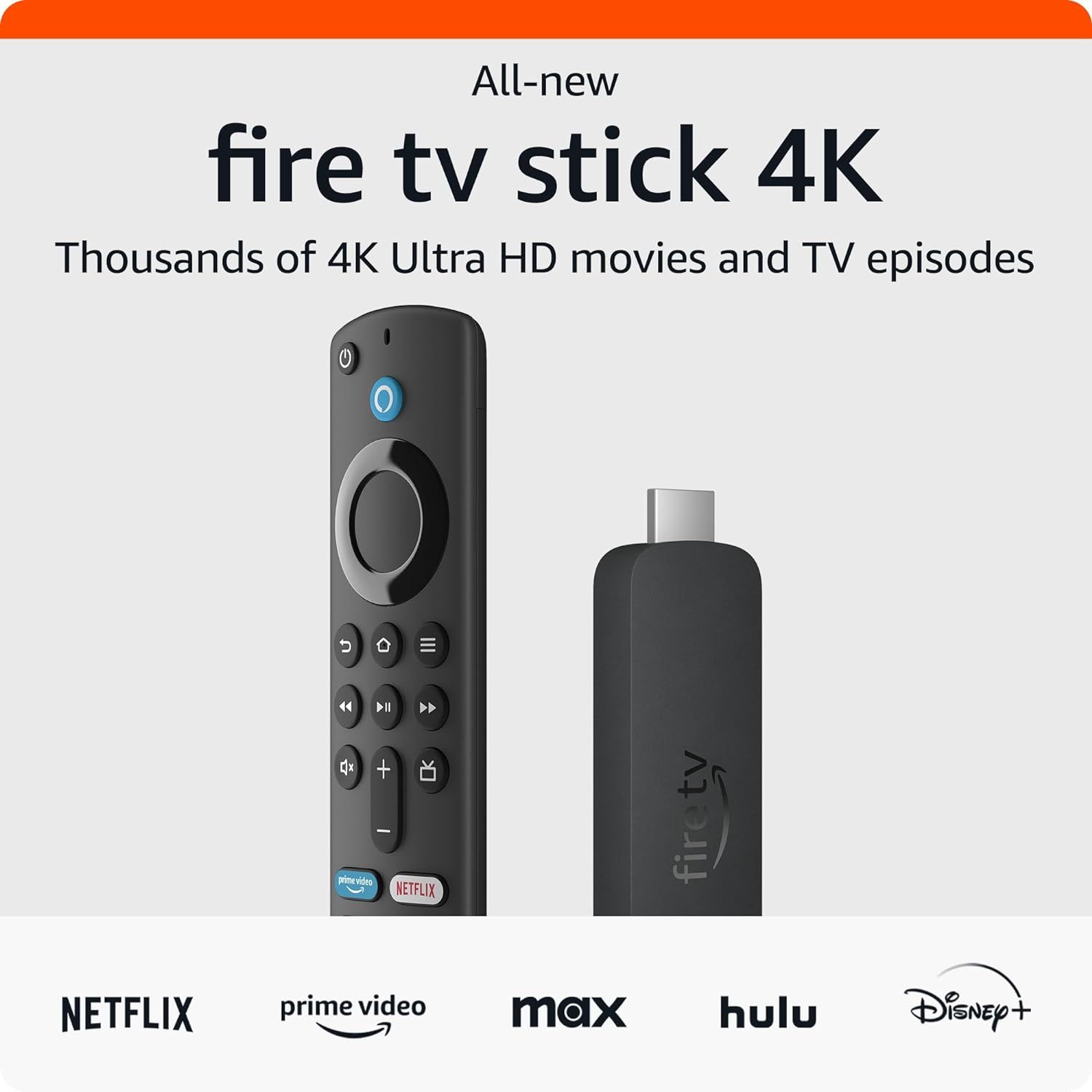 All-new Amazon Fire TV Stick 4K streaming device, more than 1.5 million movies and TV episodes, s... | Amazon (US)